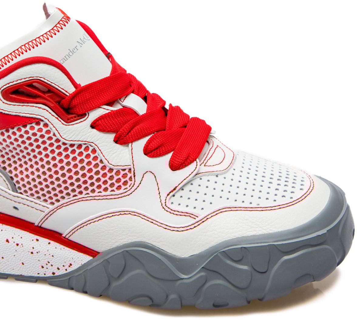 Alexander McQueen Court Trainer Chunky Sneakers Wit