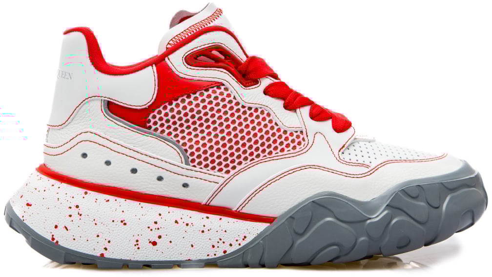 Alexander McQueen Court Trainer Chunky Sneakers Wit
