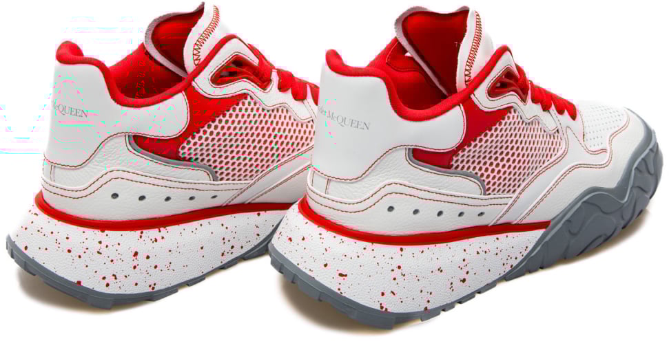 Alexander McQueen Court Trainer Chunky Sneakers Wit
