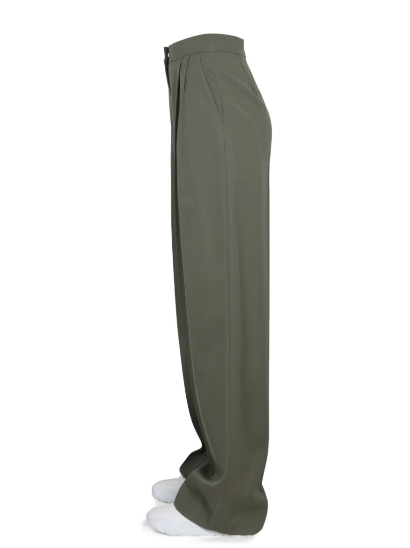 Alexander McQueen Wide Leg Pants Groen