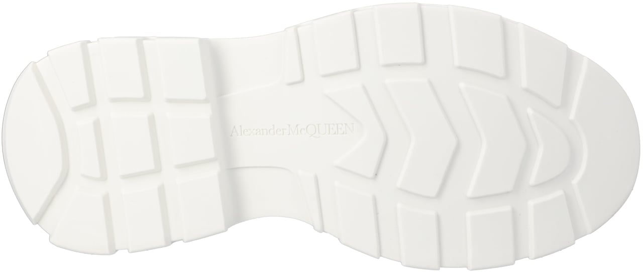 Alexander McQueen Tread Sneaker 'Burgundy White' Wit
