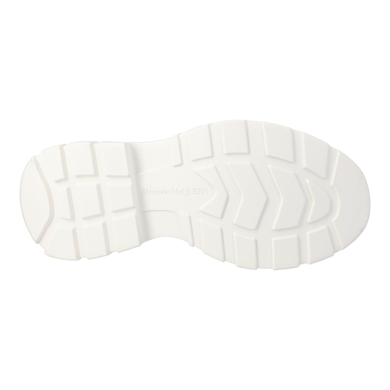 Alexander McQueen Tread Slick Boots 'White Grey' Wit