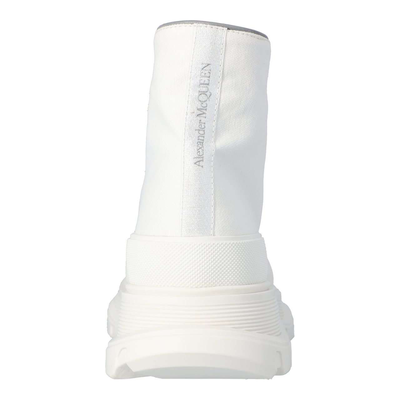 Alexander McQueen Tread Slick Boots 'White Grey' Wit