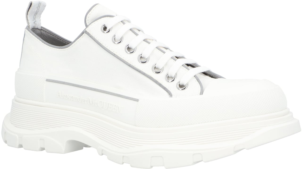 Alexander McQueen Tread Sneaker 'White Grey' Wit
