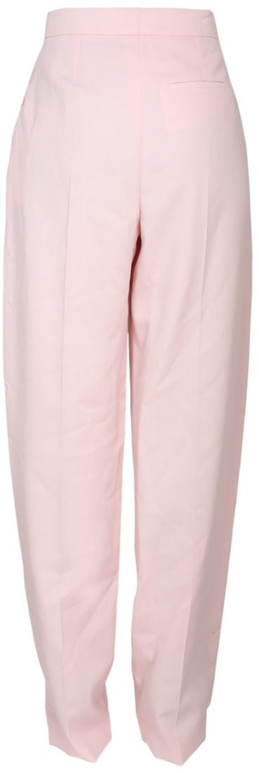 Alexander McQueen Wide-Leg Pants With Concealed Front Closure Neutraal