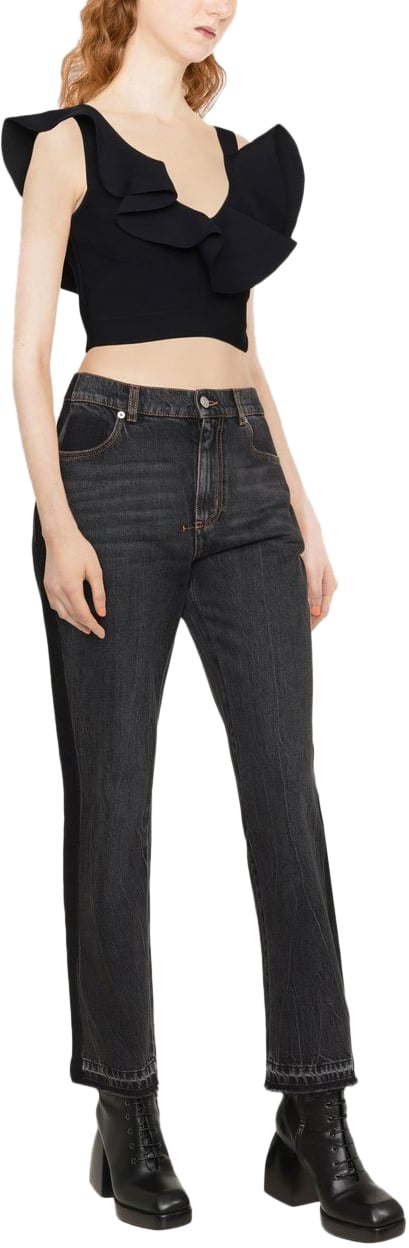 Alexander McQueen Jeans Black Zwart