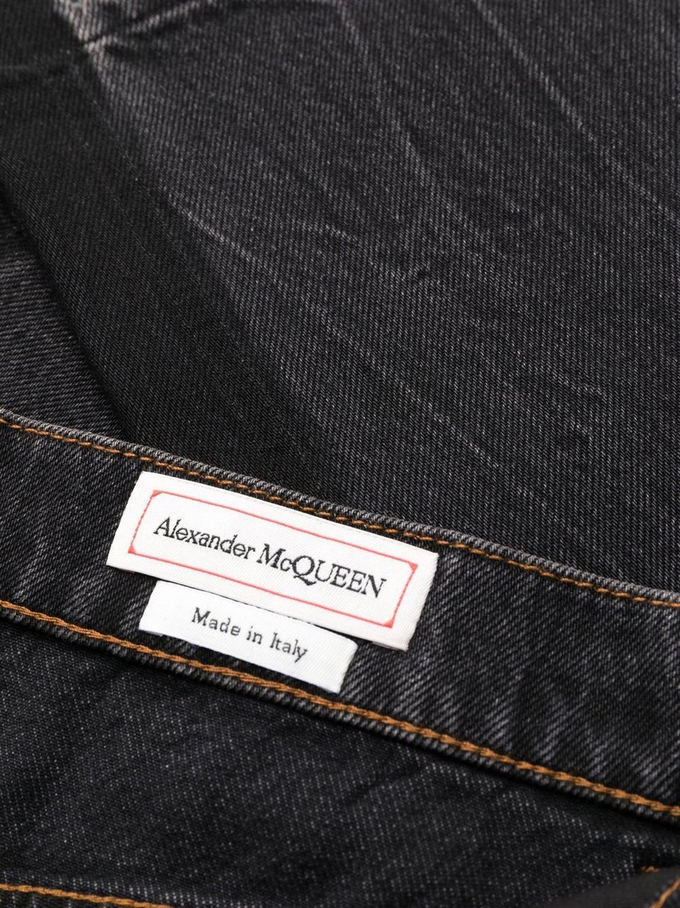 Alexander McQueen Jeans Black Zwart