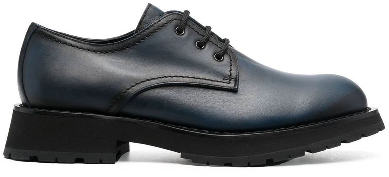 Alexander McQueen Alexander McQueen Leather Derbies Blauw