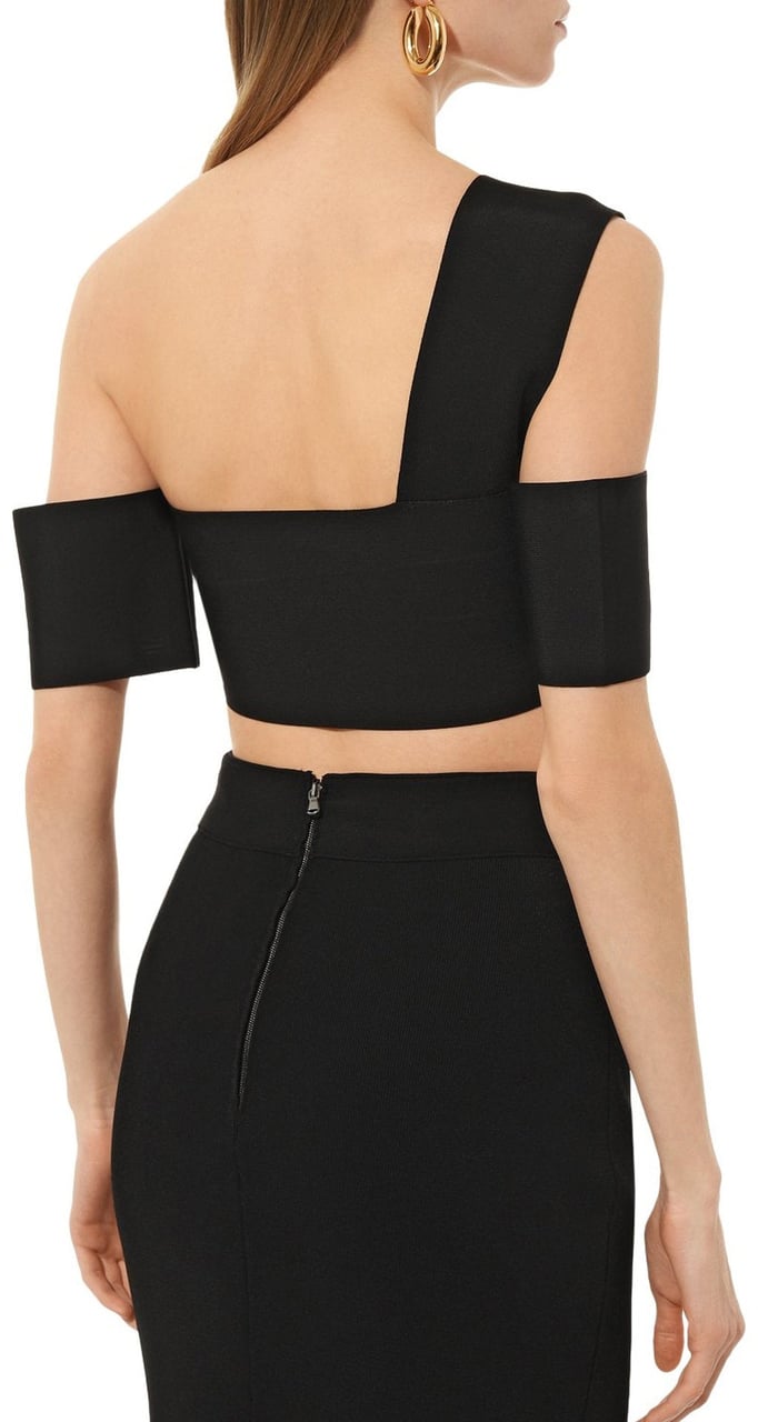 Alexander McQueen Alexander McQueen Bandage Top Zwart