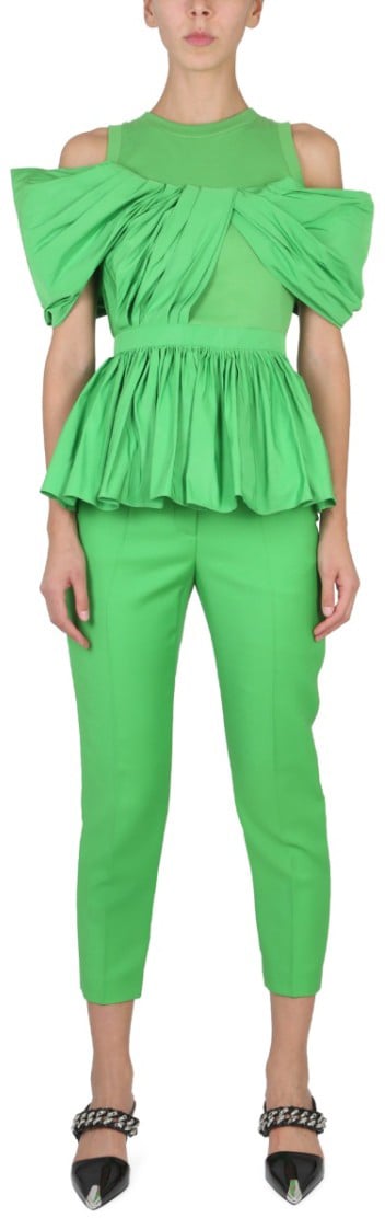 Alexander McQueen Cigarette Pants Groen