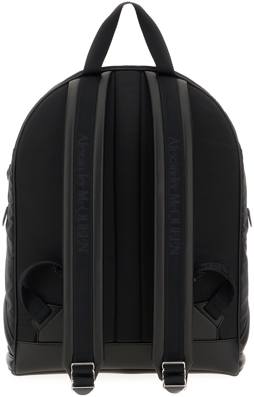 Alexander McQueen Alexander McQueen Black nylon Harness backpack Zwart