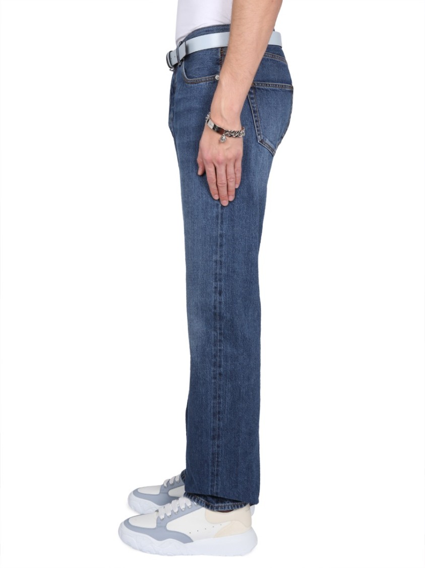 Alexander McQueen Five Pocket Jeans Blauw