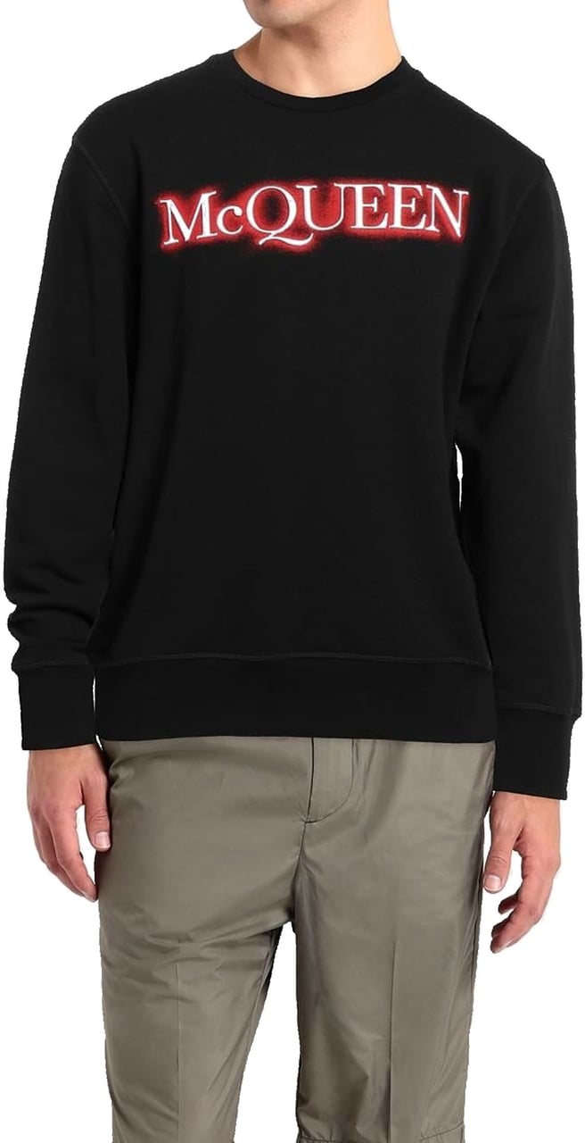 Alexander McQueen Alexander McQueen Logo Sweatshirt Zwart