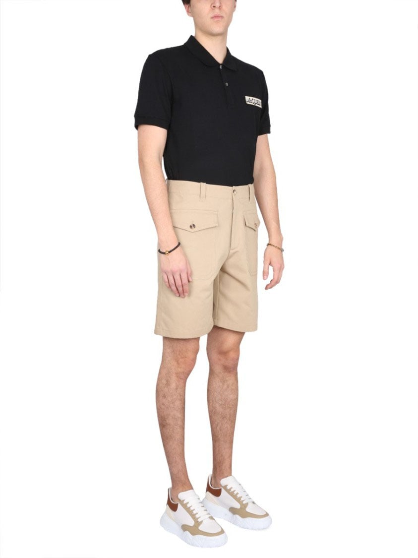 Alexander McQueen Bermuda Cargo Neutraal