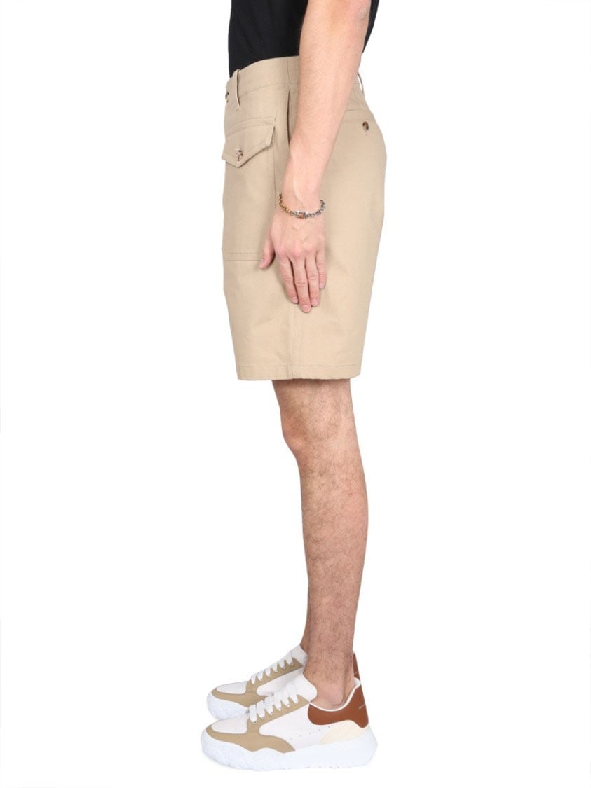 Alexander McQueen Bermuda Cargo Neutraal