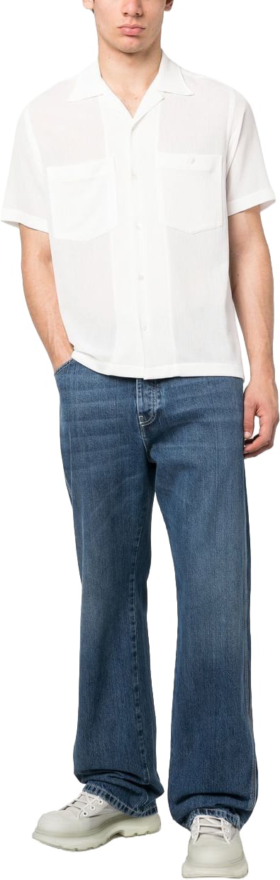 Alexander McQueen Jeans Blue Blauw