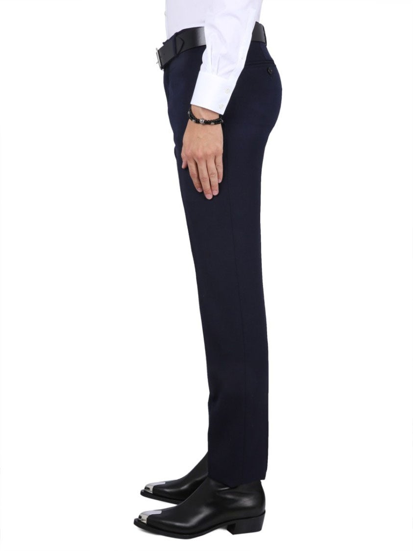 Alexander McQueen Tailored Cigarette Pants Blauw