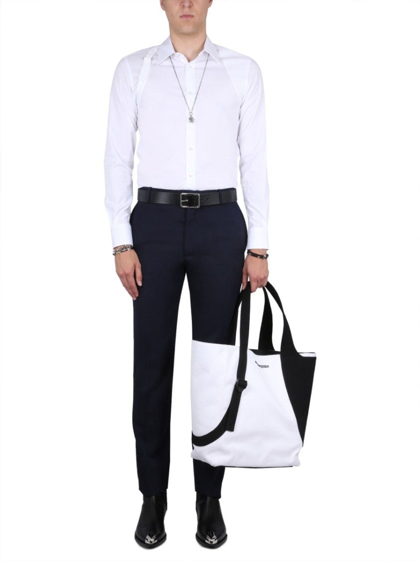Alexander McQueen Tailored Cigarette Pants Blauw