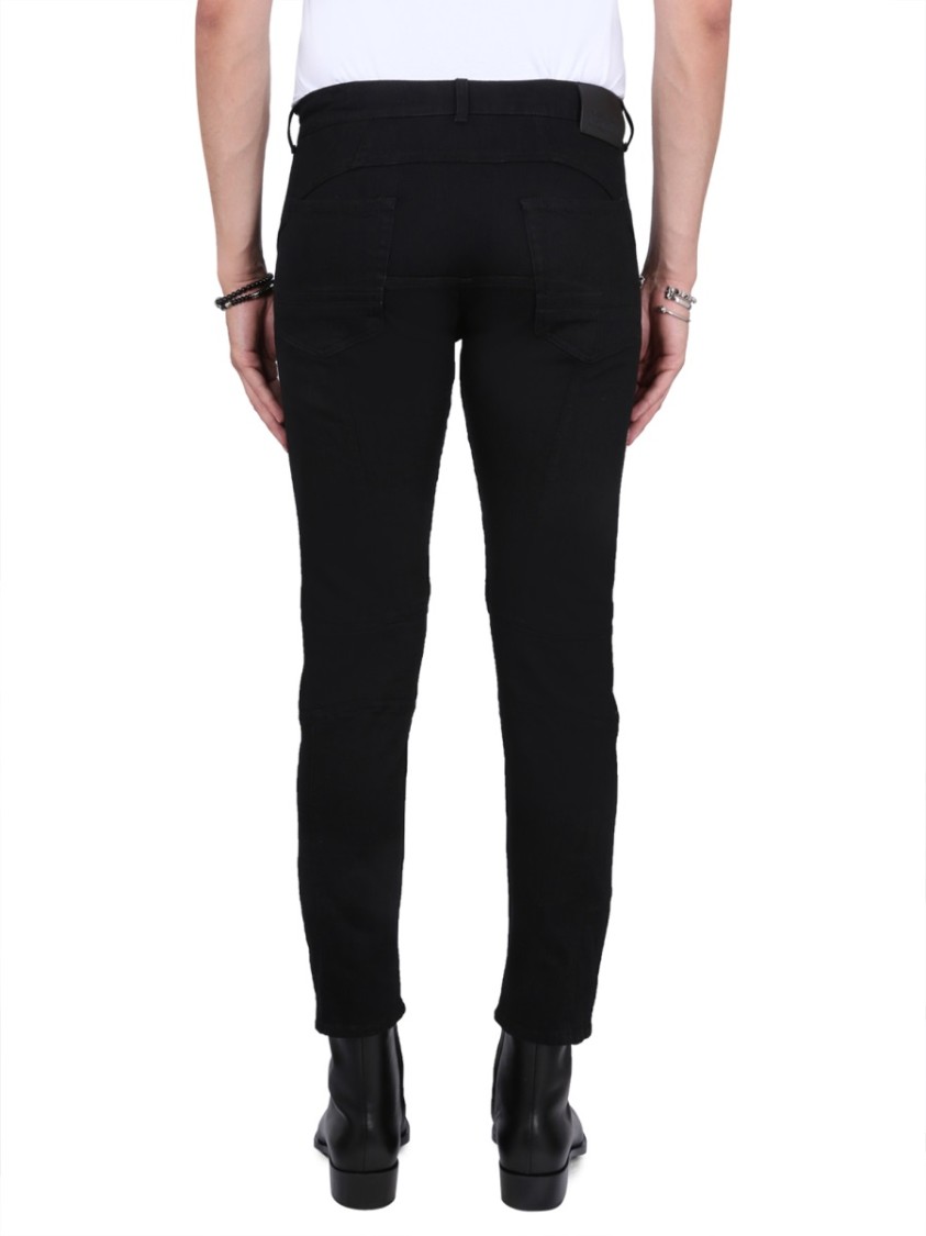 Alexander McQueen Biker Jeans Zwart