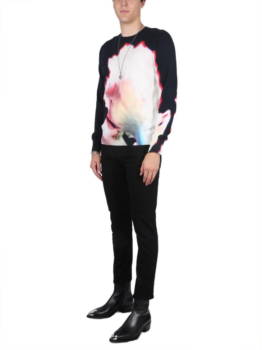 Alexander McQueen Biker Jeans Zwart