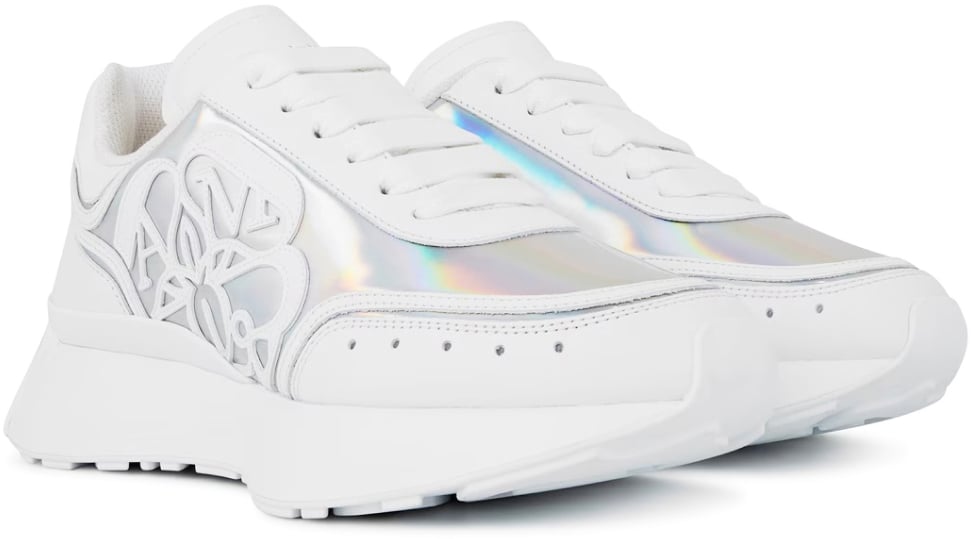 Alexander McQueen Sprint Runner Oversized Sneakers Wit