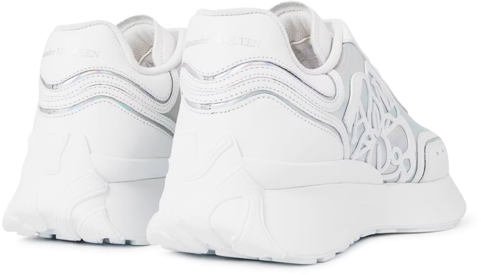Alexander McQueen Sprint Runner Oversized Sneakers Wit