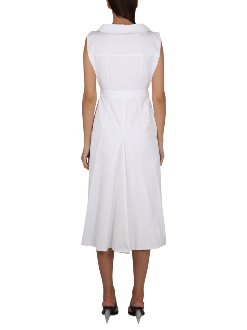Alexander McQueen Cotton Dress Wit