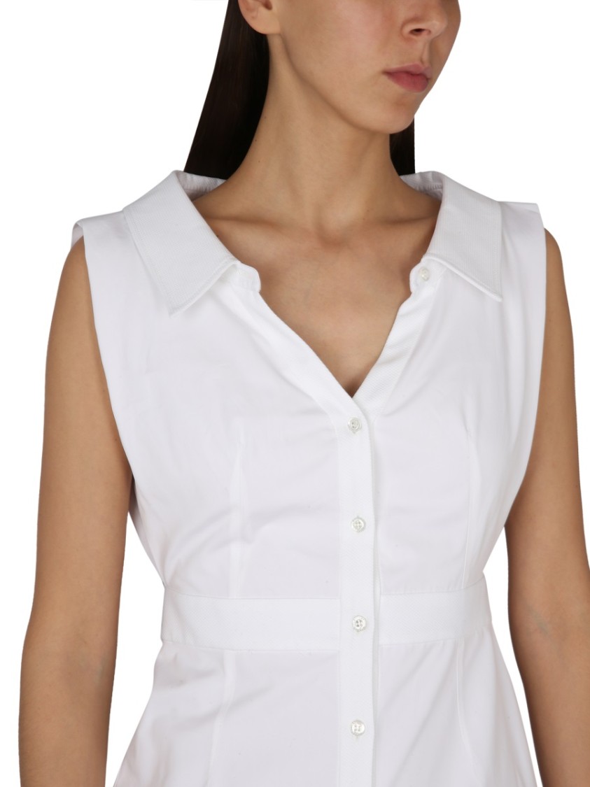 Alexander McQueen Cotton Dress Wit