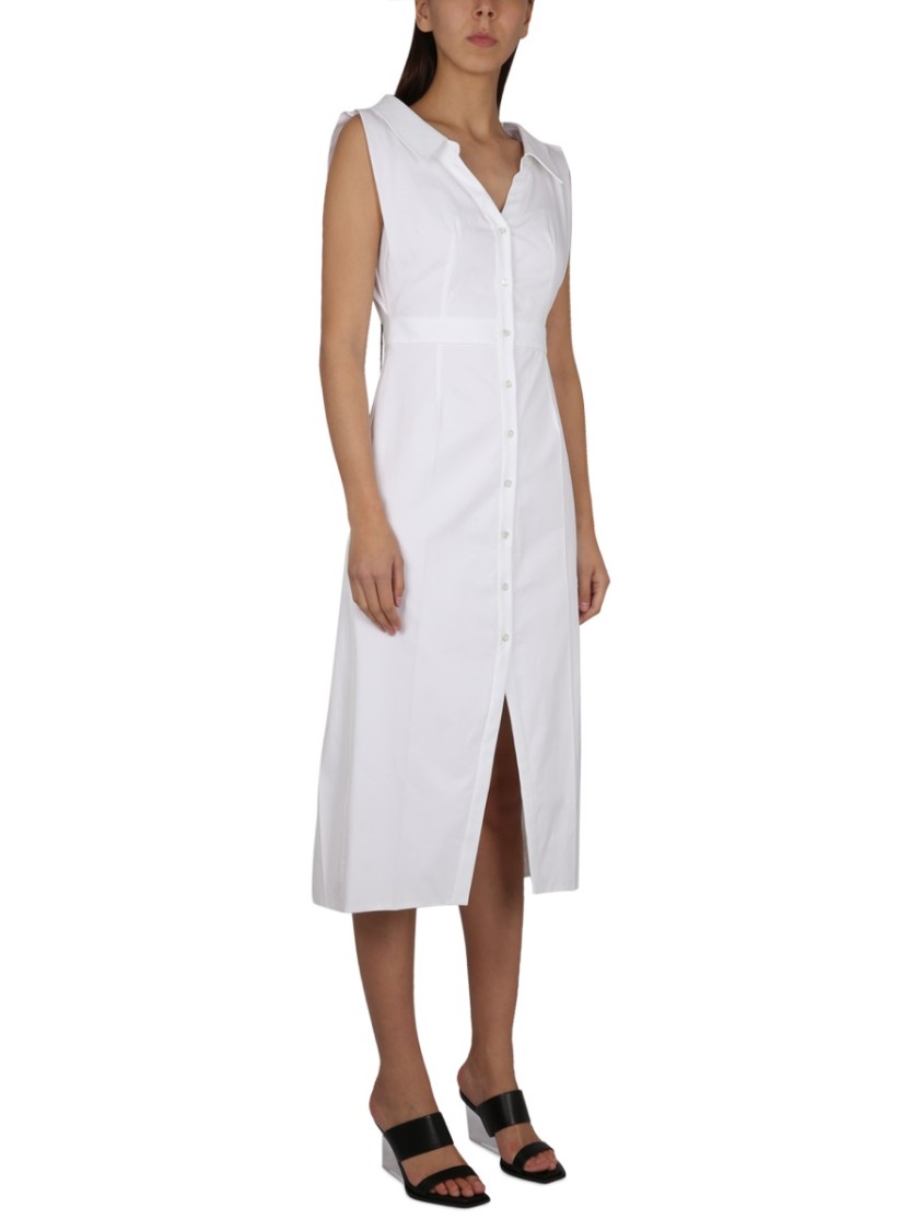 Alexander McQueen Cotton Dress Wit
