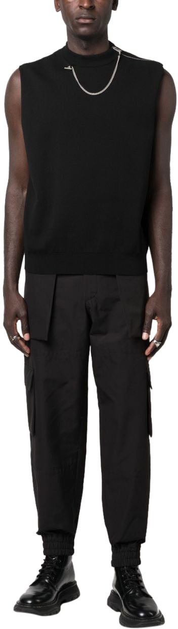 Alexander McQueen Trousers Black Zwart