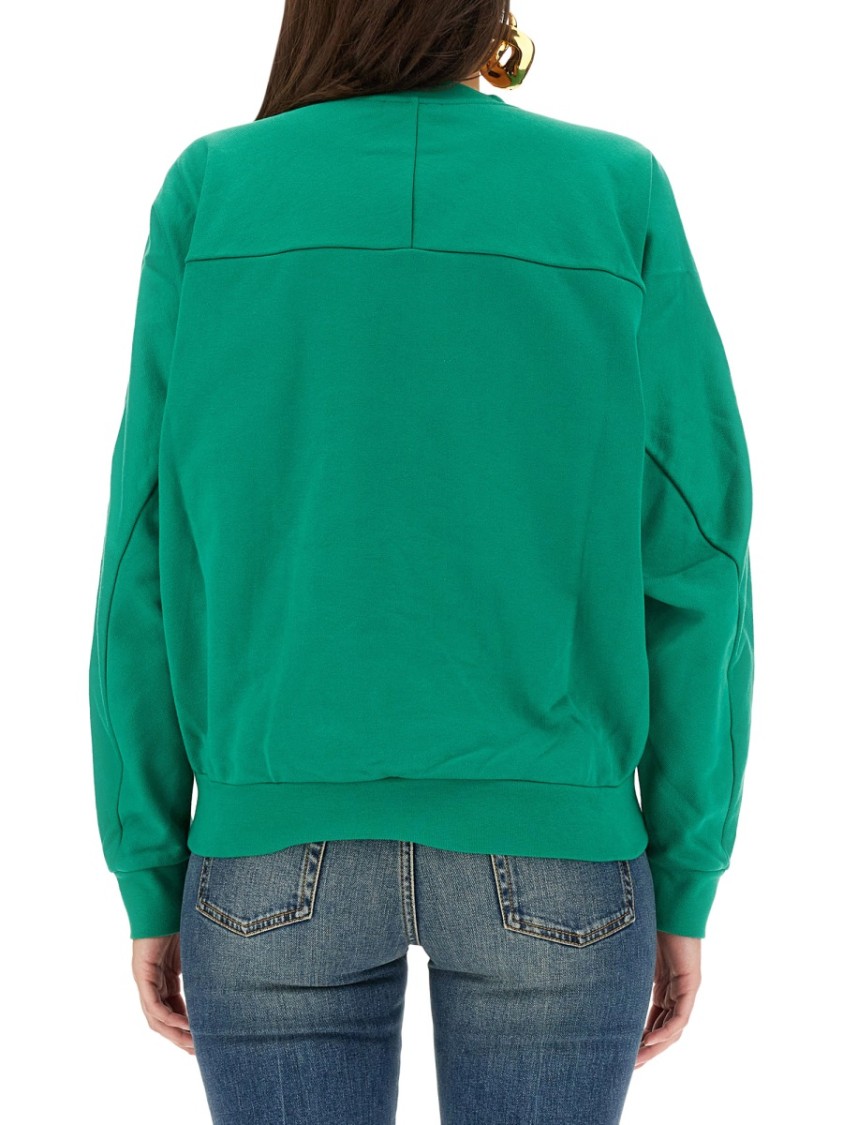 Alexander McQueen Varsiity Skull Sweatshirt Blauw
