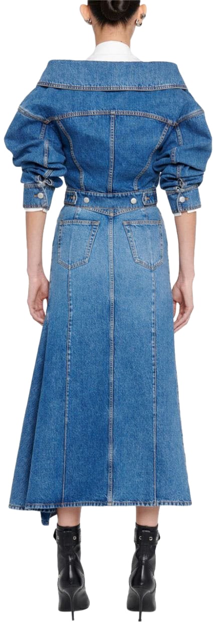 Alexander McQueen Skirts Blue Blauw