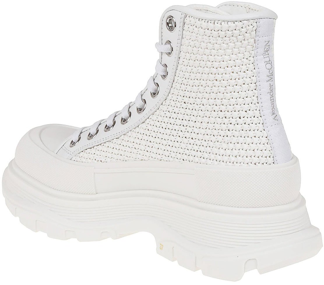 Alexander McQueen Alexander McQueen Tread Slick High-Top Sneakers Wit