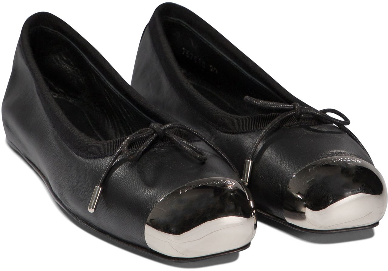 Alexander McQueen "Punk" ballet flats Zwart