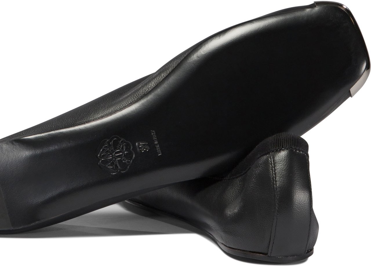 Alexander McQueen "Punk" ballet flats Zwart