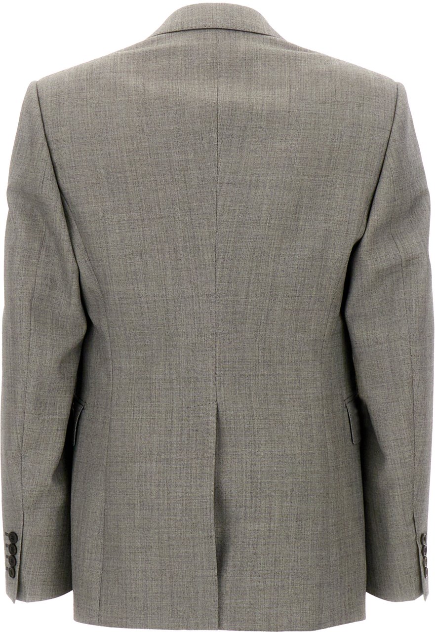 Alexander McQueen Alexander McQueen Grey wool blazer Grijs
