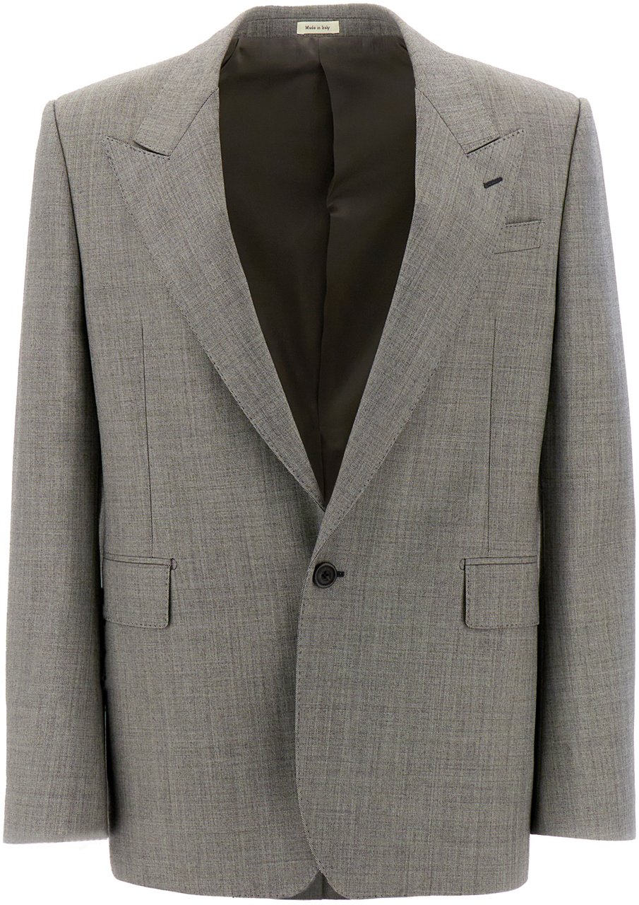 Alexander McQueen Alexander McQueen Grey wool blazer Grijs