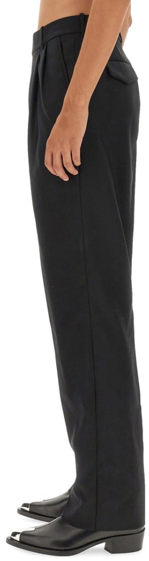 Alexander McQueen Wool Pants Zwart