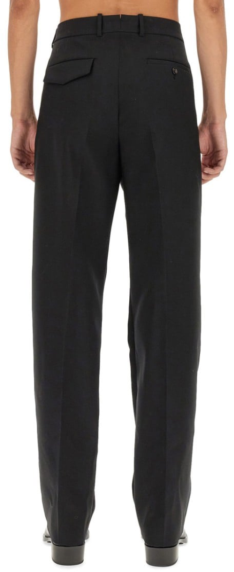Alexander McQueen Wool Pants Zwart