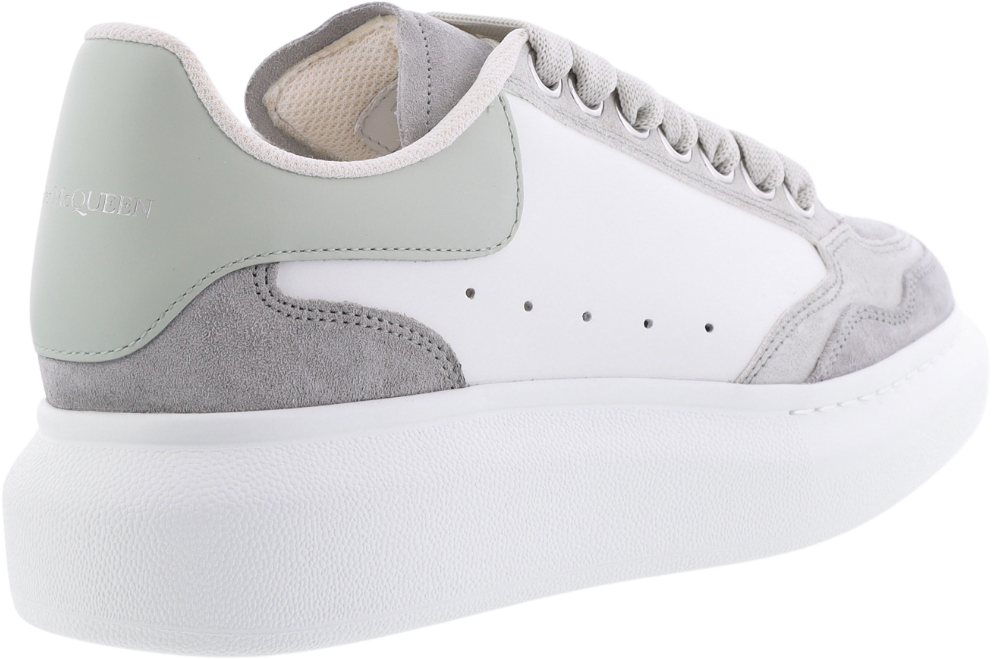 Alexander McQueen Dames Oversized Sneaker Wit/Grijs Wit