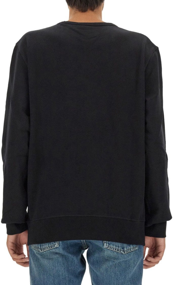 Alexander McQueen Sweatshirt With Logo Zwart