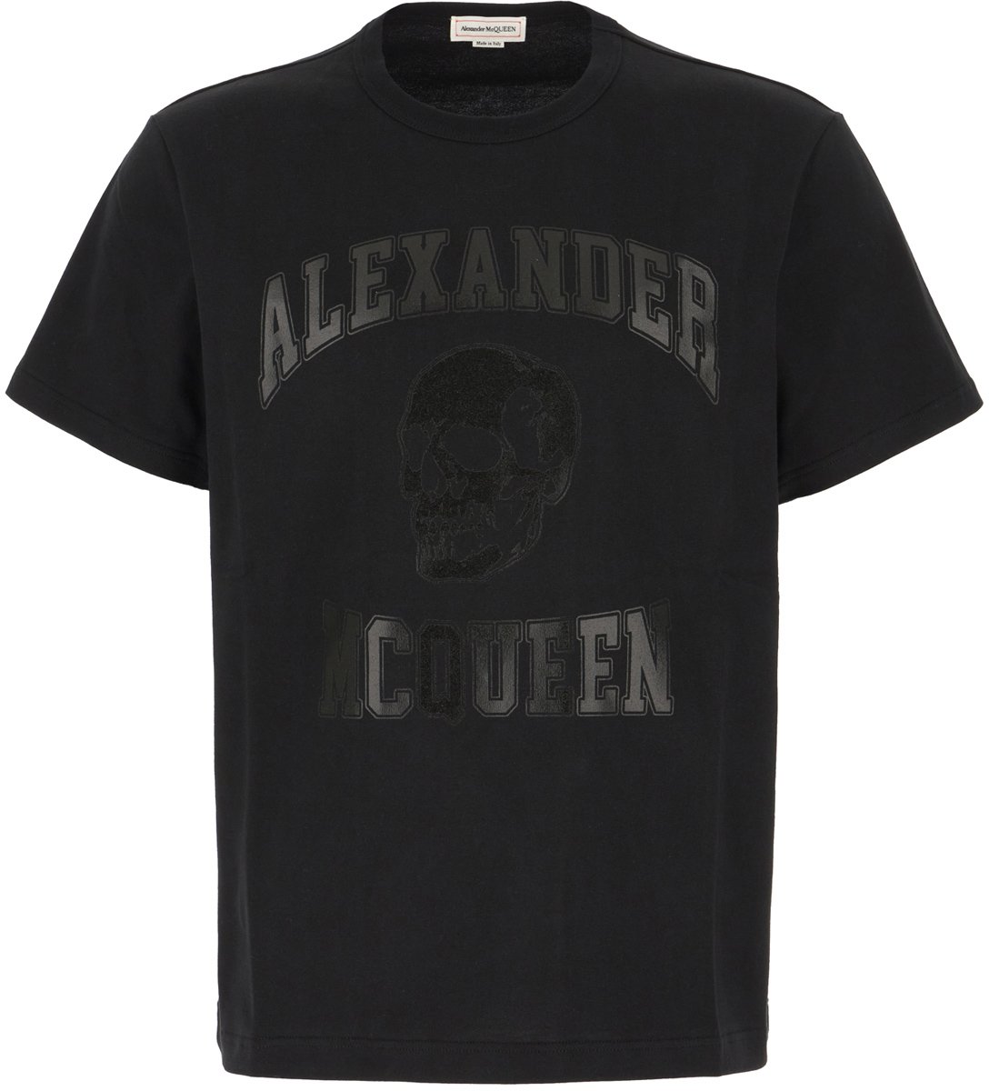 Alexander McQueen Alexander McQueen Black cotton t-shirt Zwart