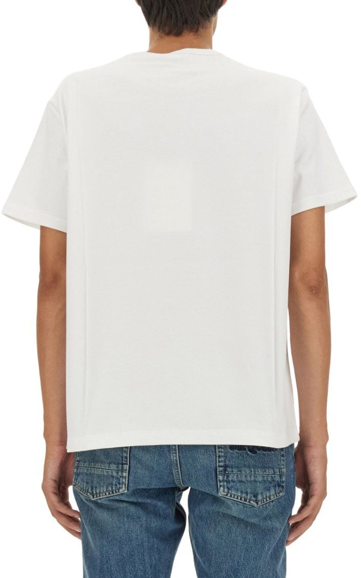 Alexander McQueen Skull Logo T-Shirt Wit