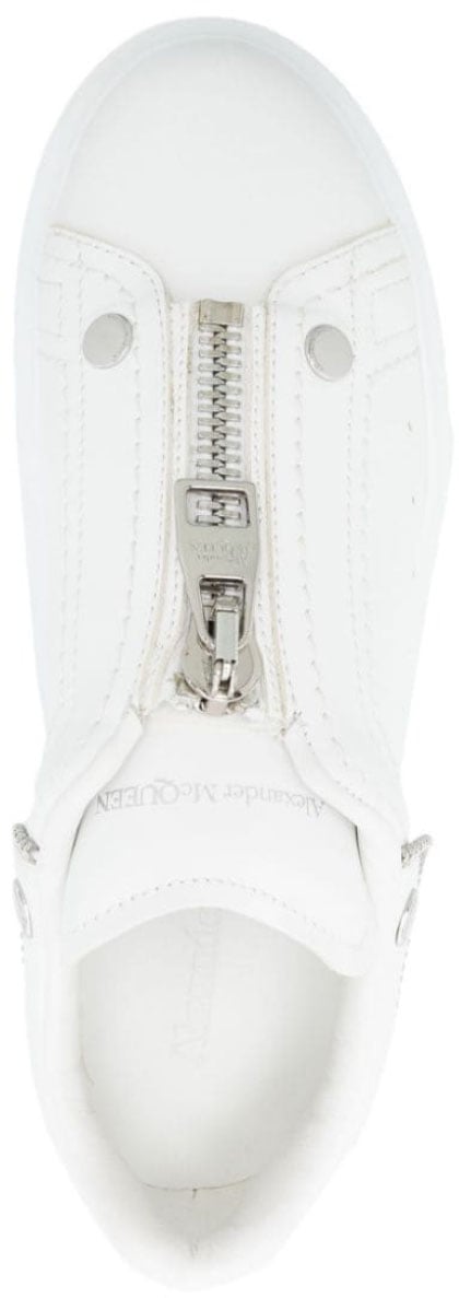 Alexander McQueen Larry Oversize Zip-up Sneakers Wit