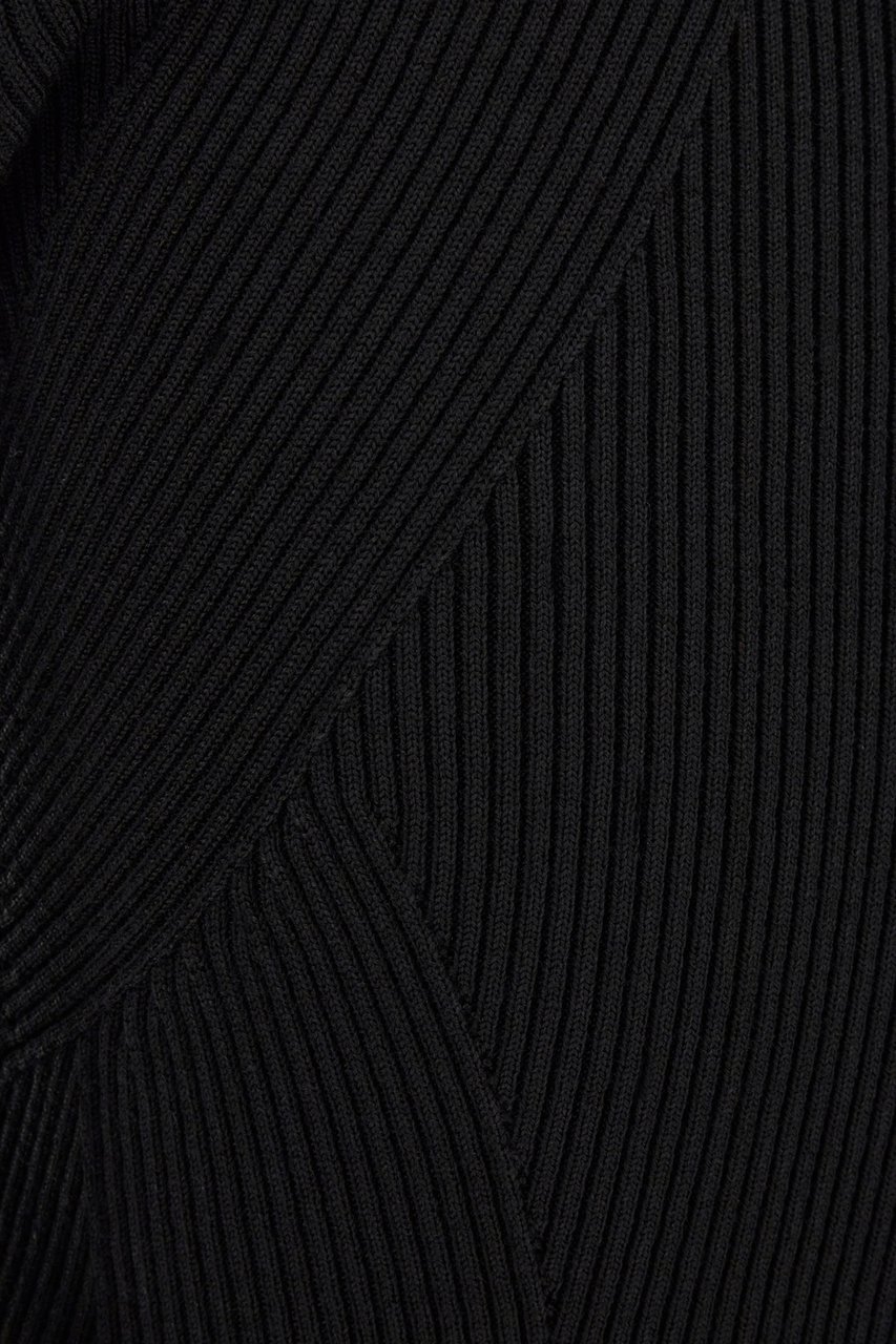 Alexander McQueen Alexander McQueen Black wool blend sweater Zwart