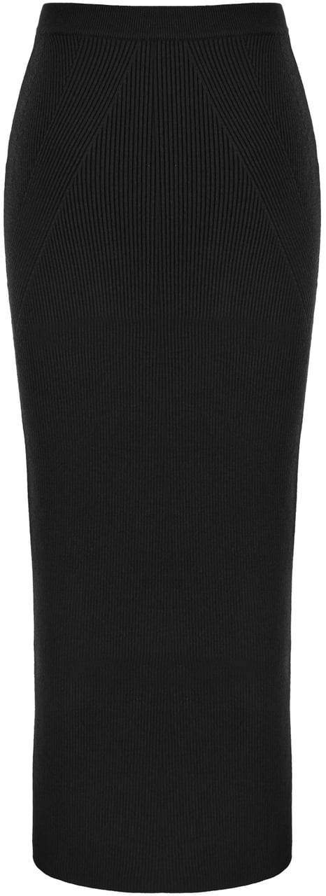 Alexander McQueen Alexander McQueen Black wool blend skirt Zwart