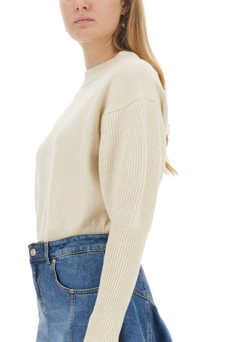Alexander McQueen Wool Jersey. Neutraal