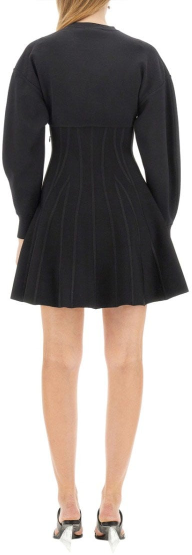 Alexander McQueen Mini Dress Zwart