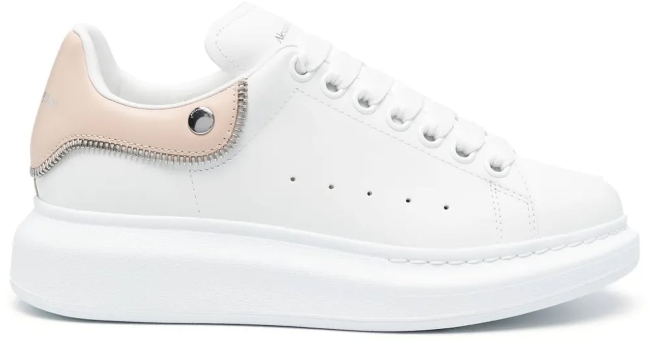 Alexander McQueen Alexander McQueen Oversized Leather Sneakers Wit