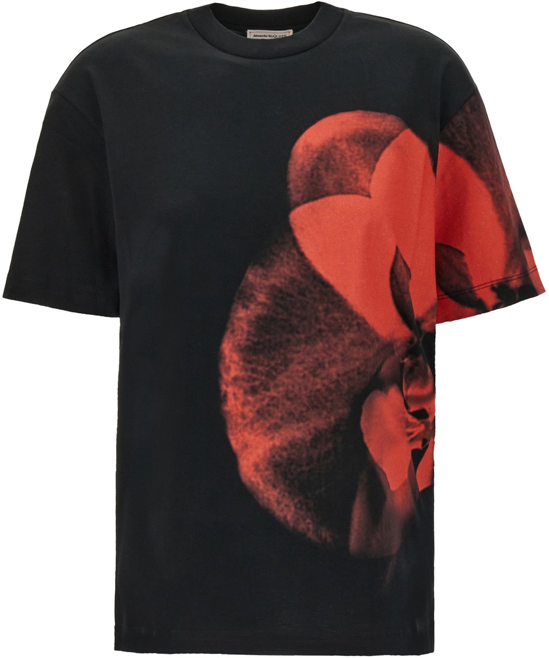 Alexander McQueen Alexander McQueen Black cotton t-shirt Zwart